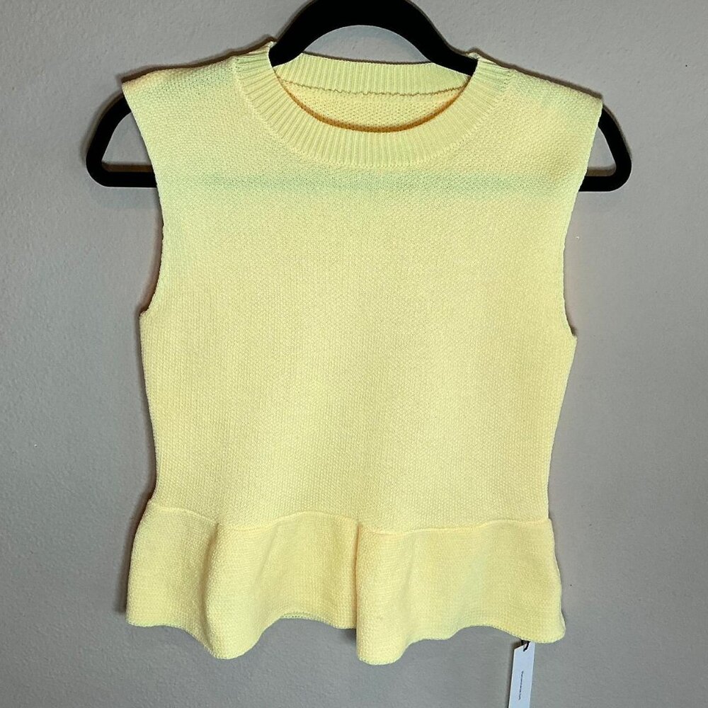 Commense Women's Yellow Top, Size XS